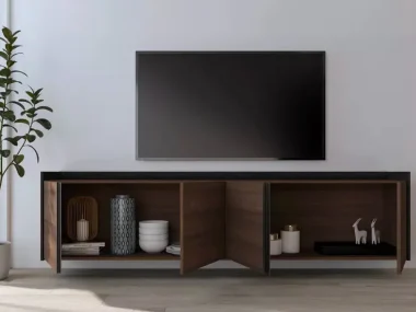 meuble tv suspendu pied