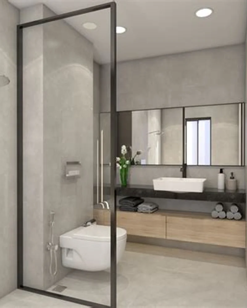 agrandir salle de bain meuble suspendu