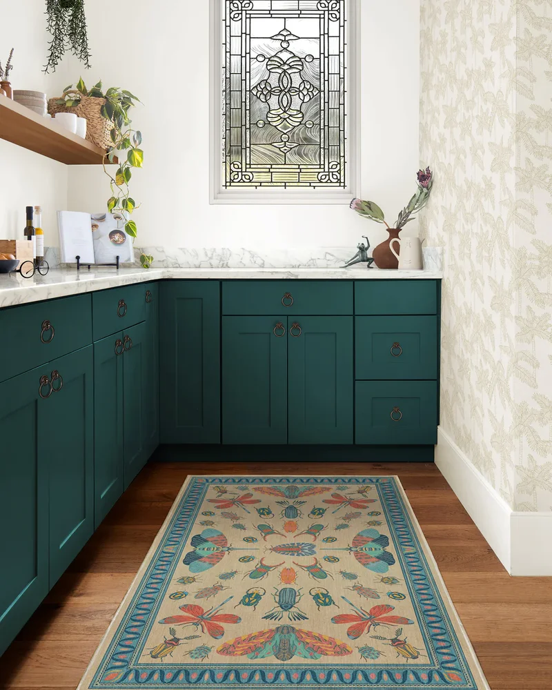 petit tapis lavable cuisine