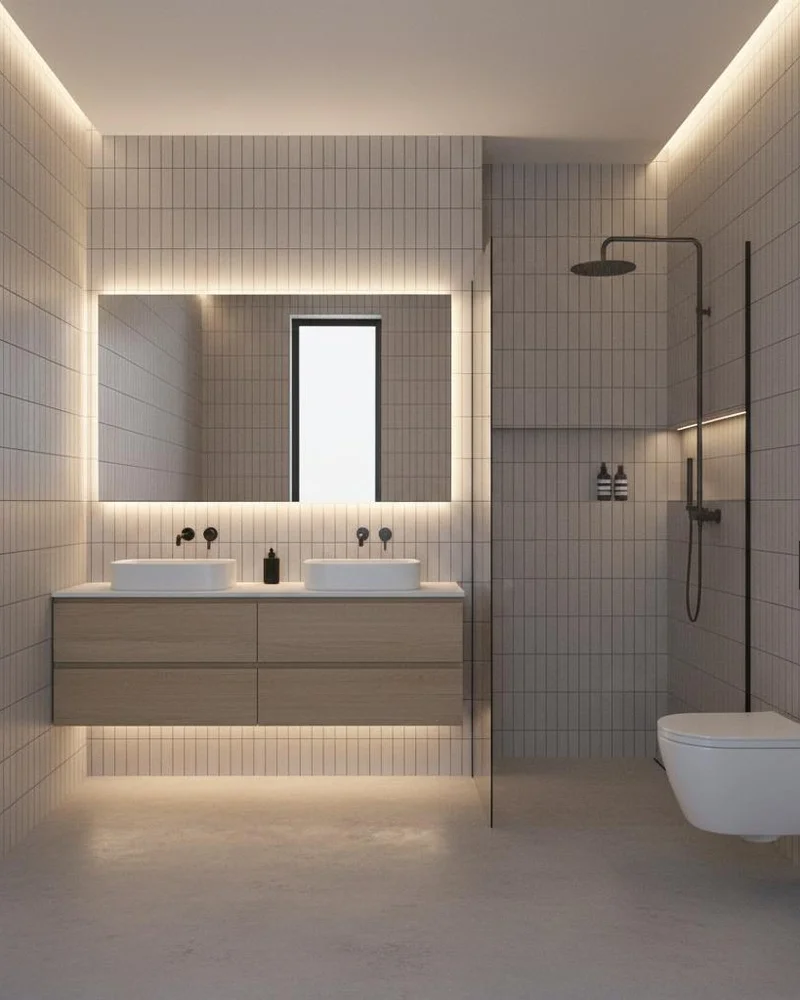 agrandir salle de bain eclairage