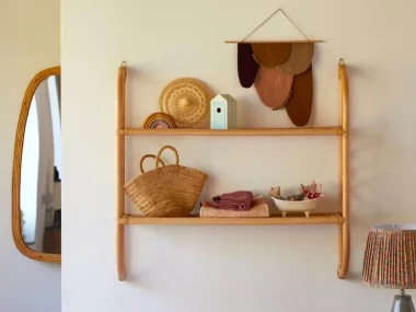 acheter etagere murale rotin