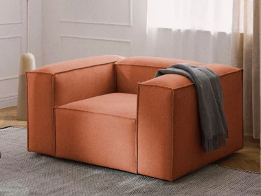 acheter fauteuil terracotta