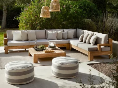 acheter salon jardin angle