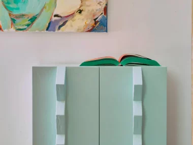 commode bois verte