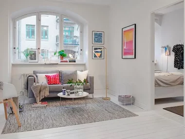 deco appartement gris blanc