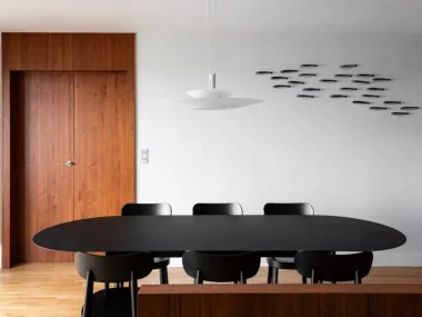 deco appartement moderne marbre bois