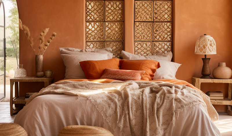 deco chambre terracotta