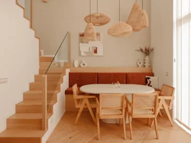 deco salle a manger cannage