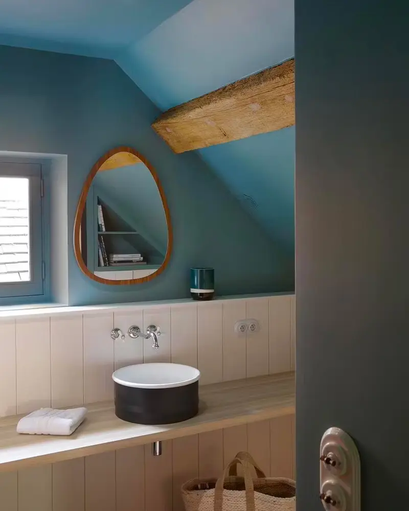 deco salle de bain cosy bleu