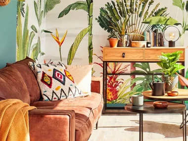 deco salon tropical