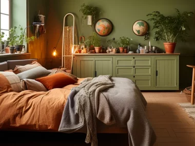 deco vert kaki