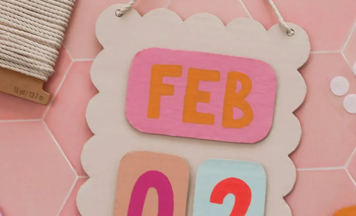 fabriquer calendrier perpetuel diy