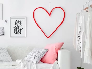fabriquer deco saint valentin diy