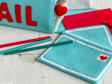 fabriquer enveloppe saint valentin diy