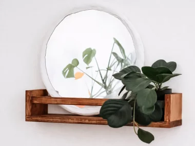 fabriquer miroir organique diy