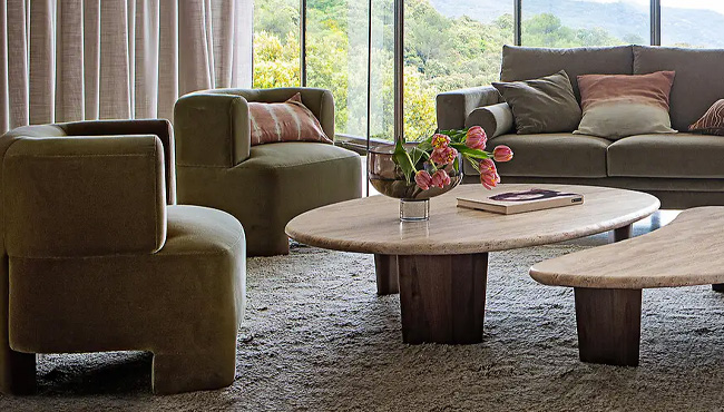 fauteuil velours