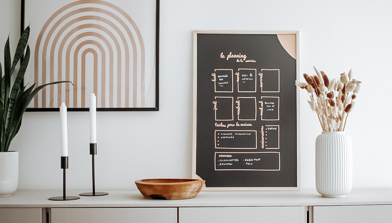 tableau organisation Cricut tuto deco diy
