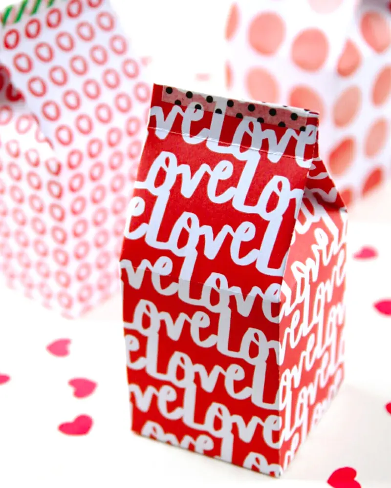 boite cadeau brique noel diy a imprimer