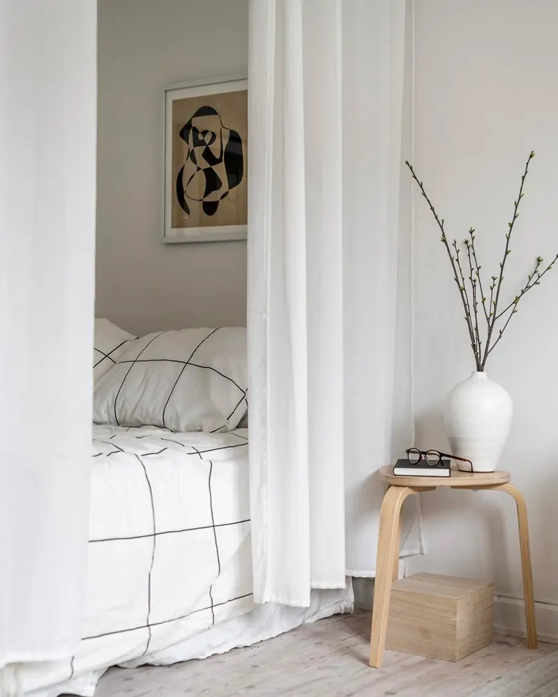 deco appartement moderne bleu chambre