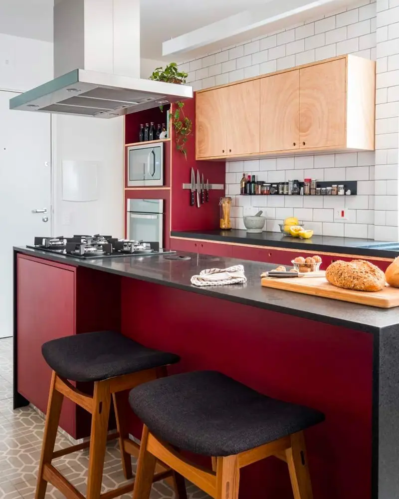 deco cuisine moderne bordeaux
