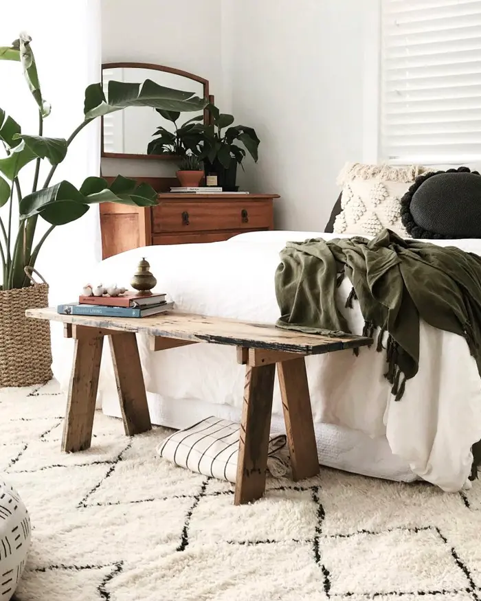 deco maison boheme bord de mer chambre