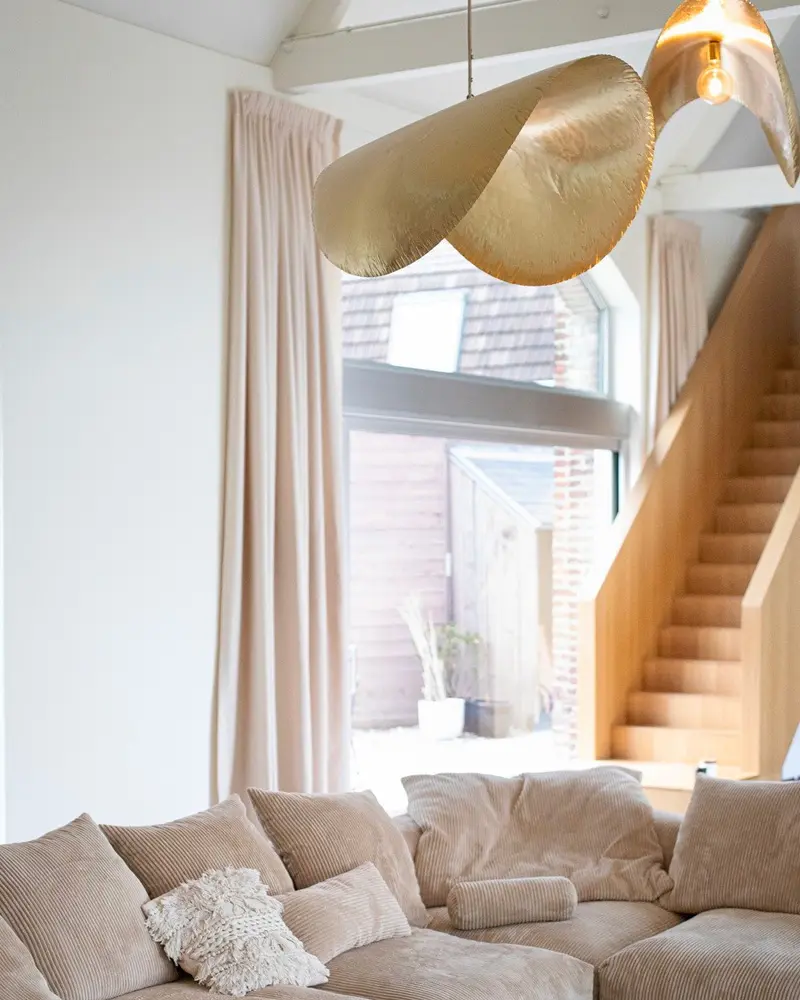 deco salon chic suspension brass 96