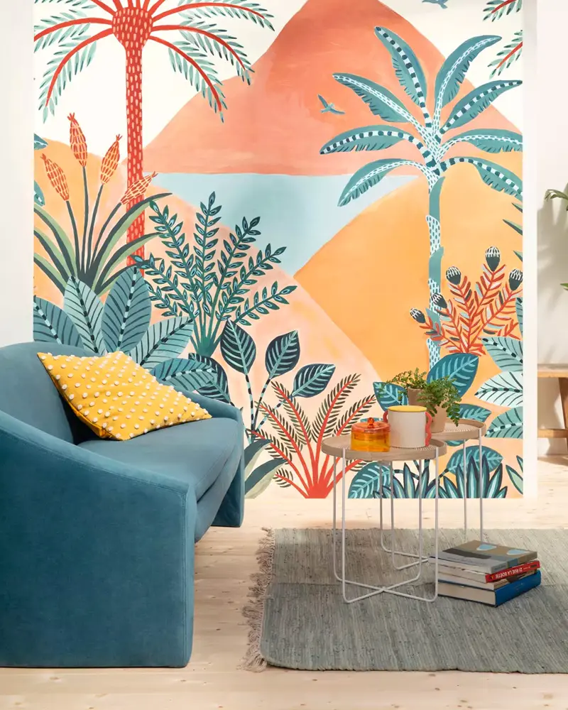 deco salon tropical colore