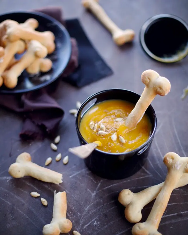 recette veloute butternut halloween