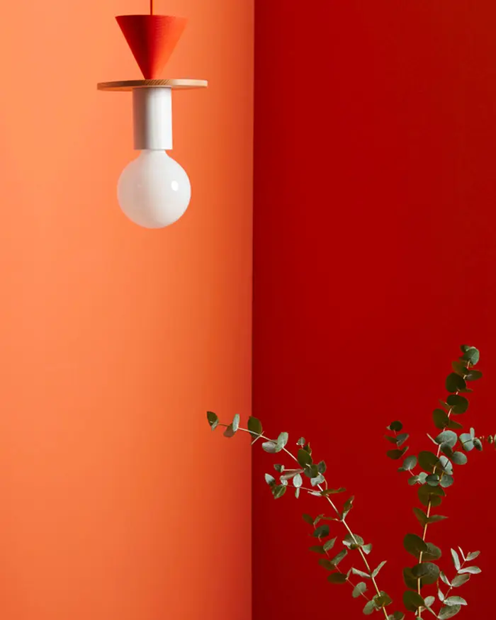 suspension bois rouge