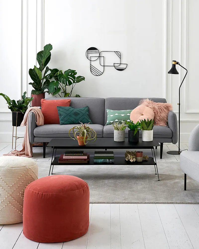 table basse double plateau metal noir
