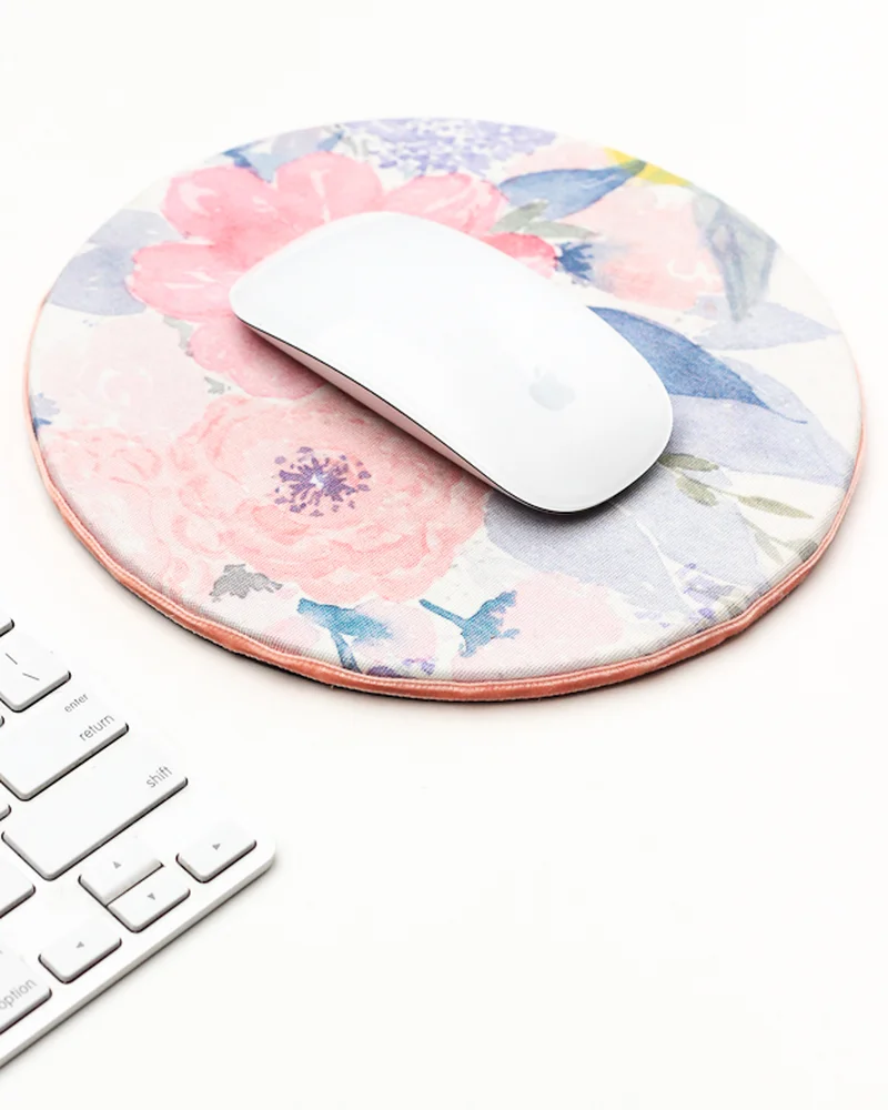tapis souris tissu diy