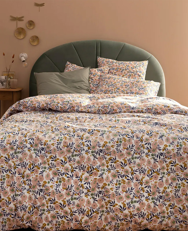 tete de lit velours soldes
