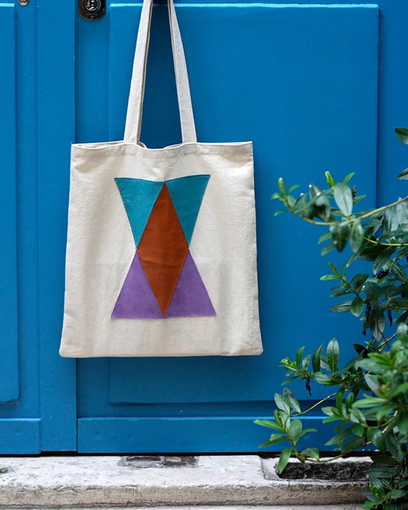 totebag motif cousu diy