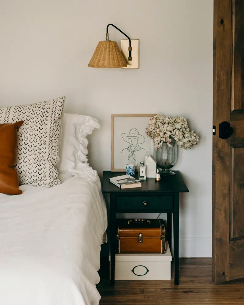 accessoires cuir deco chambre