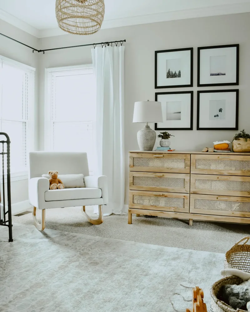 commode tarva tiroir cannage ikea hack