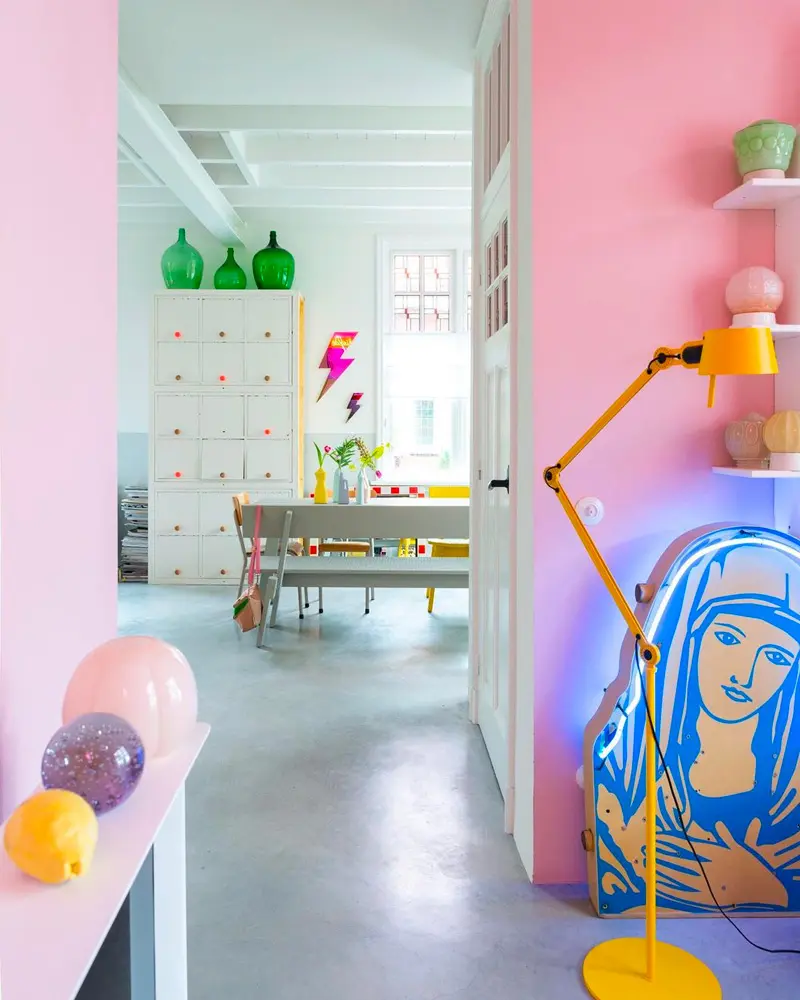 deco appartement moderne rose