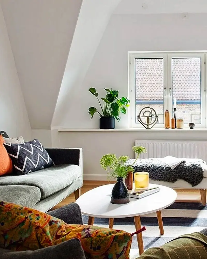 deco appartement scandinave moderne gris salon
