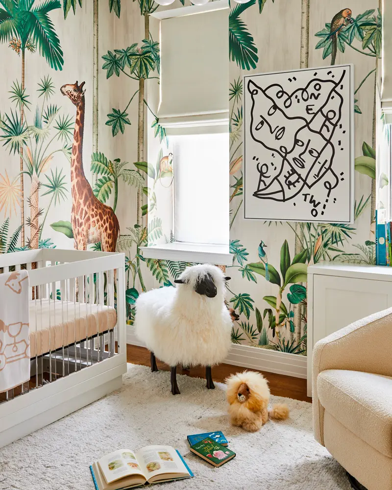 deco chambre bebe mouton tropicale