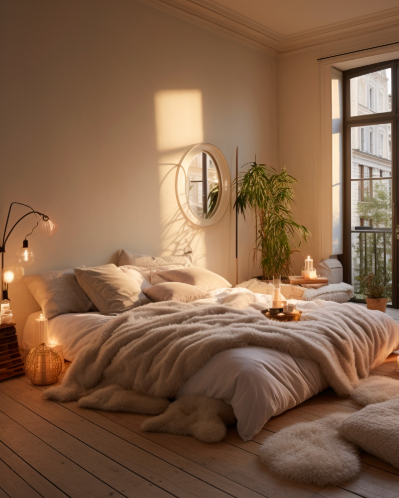 deco chambre cocooning beige