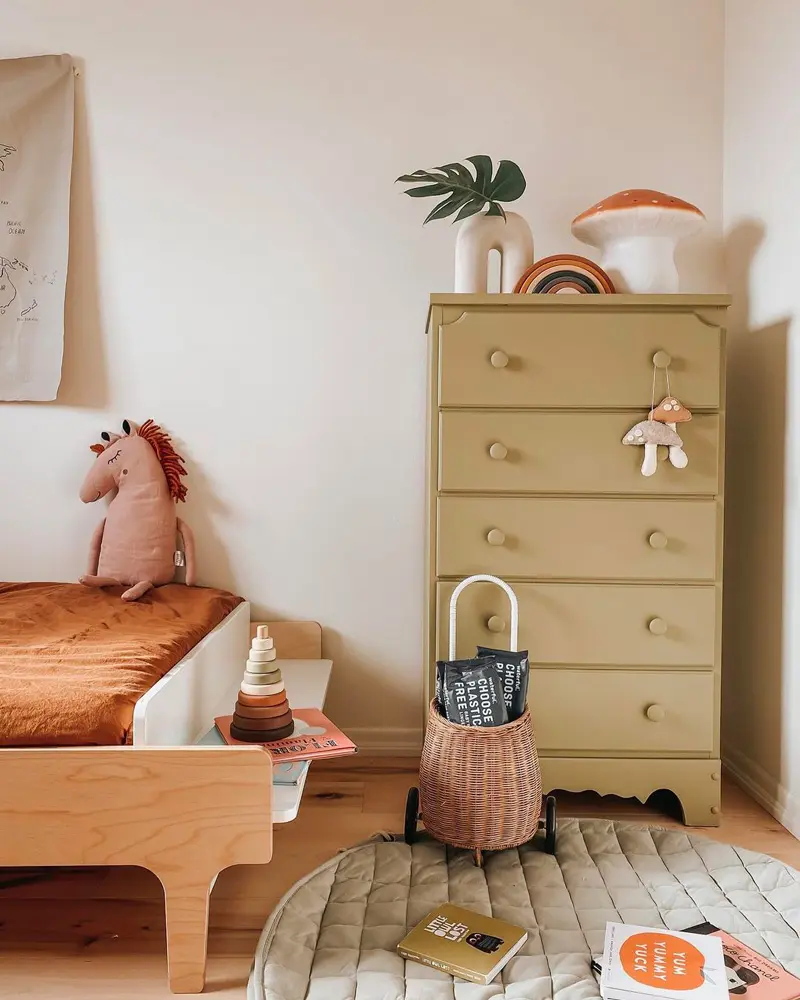 deco chambre enfant champignon