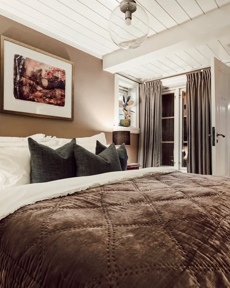 deco cosy cocooning vert bleu chambre