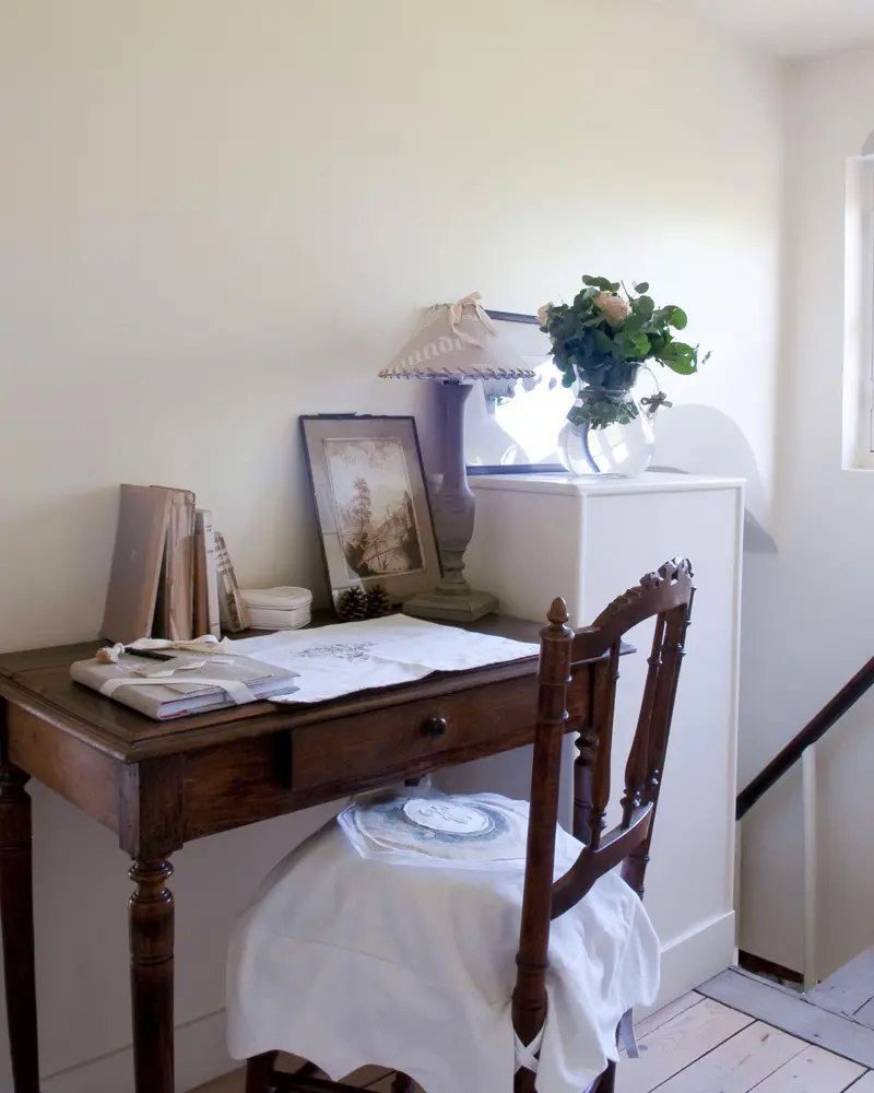 deco maison campagne romantique bureau