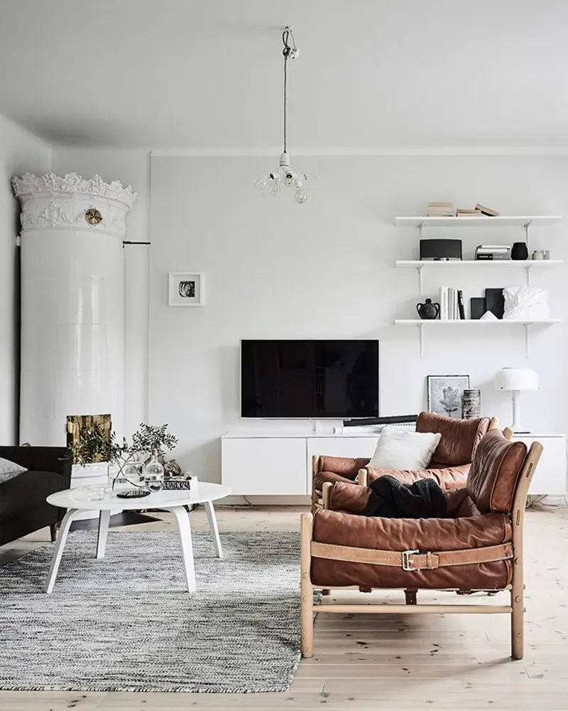 deco salon cuir