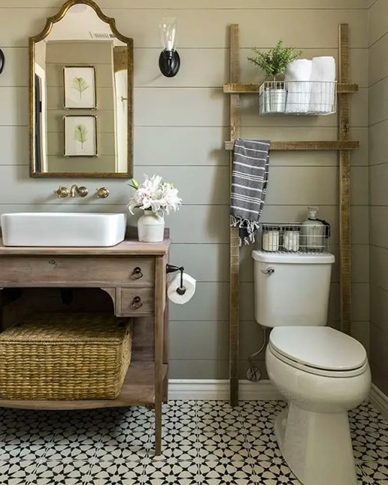 deco toilettes campagne carreaux ciment