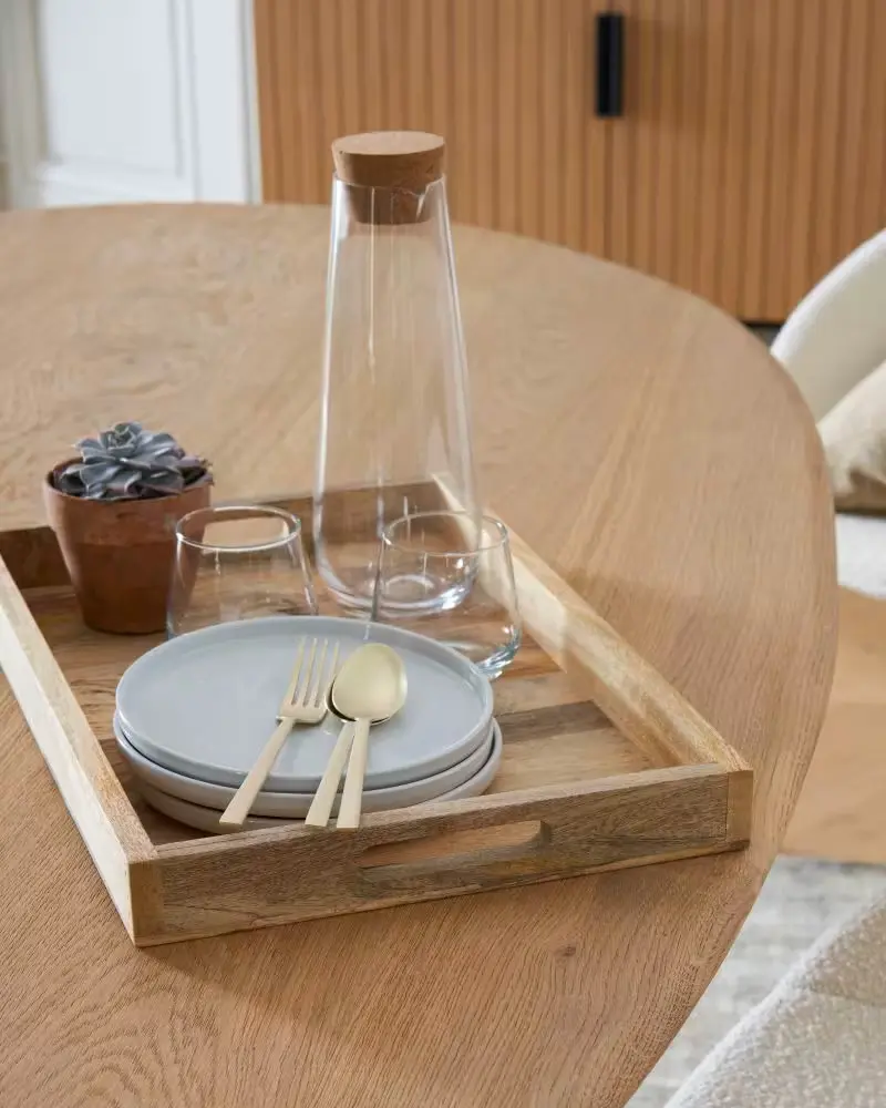 plateau rectangulaire en bois