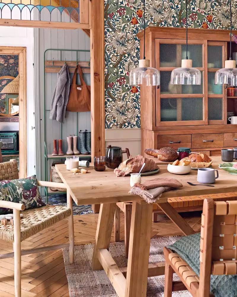 table ferme bois