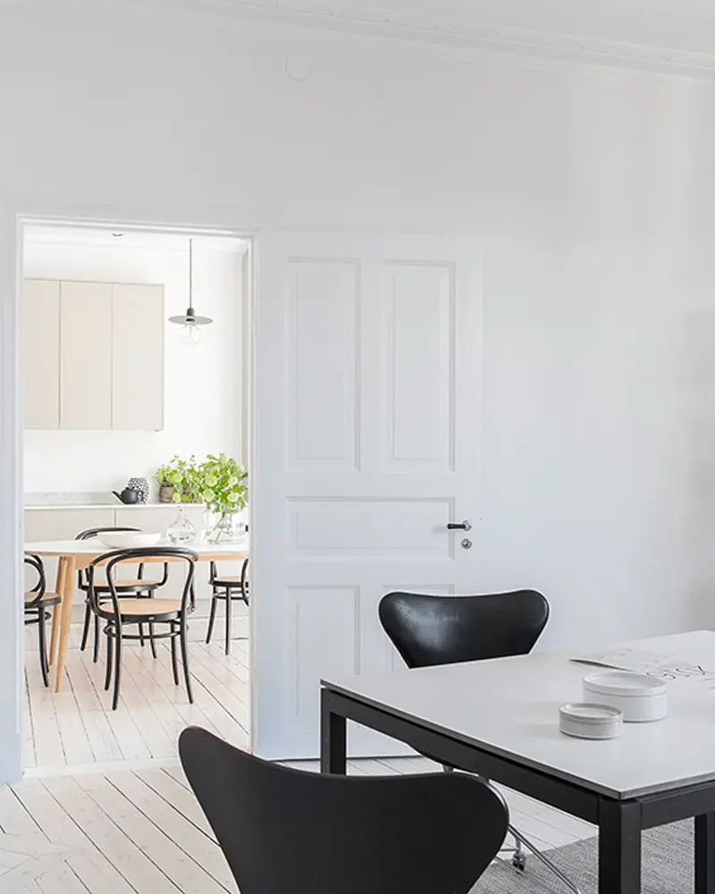 deco appartement moderne gris beige salle a manger