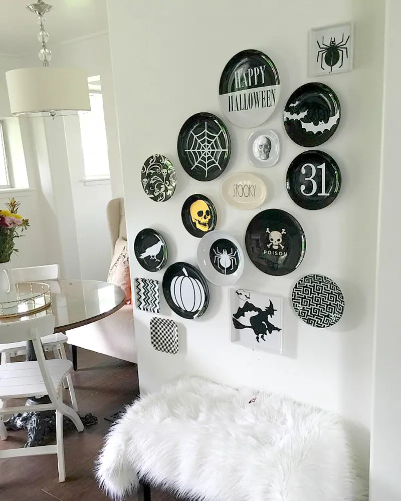 deco assiette diy halloween