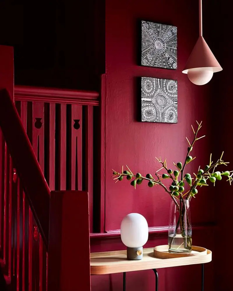 deco entree bordeaux