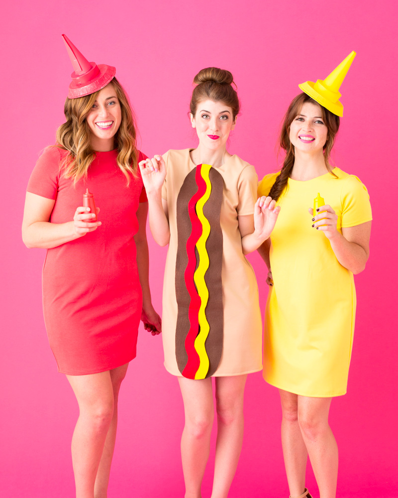 déguisement halloween adulte hot dog diy